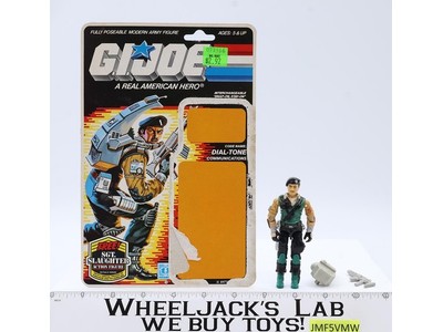 Dial-Tone 100% Complete W/ 36 Card V1 GI Joe Action Figure Vintage 1986 Hasbro