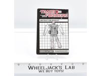 Powerdasher Jet Action Figure Instruction Manual Booklet 1985 G1 Transformers
