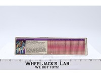 Starscream Action Figure Tech Spec 1984 Vintage Hasbro G1 Transformers