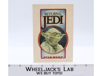 Star Wars Fan Club Return of the Jedi Yoda Sticker ROTJ