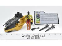 Darklon's Evader Vehicle W/Darklon 100% Complete 1989 GI Joe Vintage Hasbro