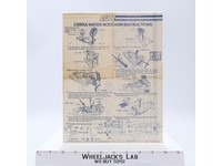 Cobra Water Moccasin 1984 ORIGINAL Instructions / Blueprints G.I. Joe Vehicle