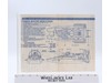 Cobra Water Moccasin 1984 ORIGINAL Instructions / Blueprints G.I. Joe Vehicle