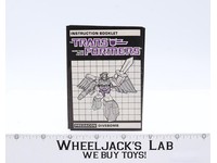 Divebomb Action Figure Instruction Manual Booklet 1986 Hasbro G1 Transformers