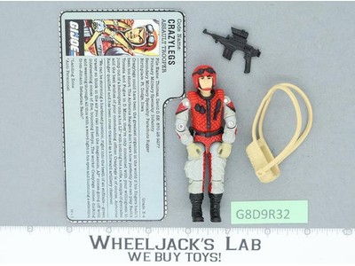 Crazylegs V1 G.I. Joe 1987 Hasbro Vintage Action Figure