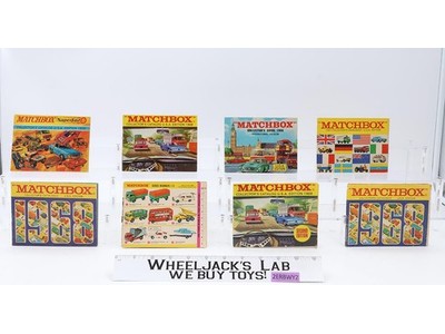 Lot of 8 Matchbox Catalogs from 1966 1967 1968 1969 1970