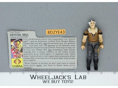 Crystal Ball V1 G.I. Joe 1987 Hasbro Vintage Action Figure