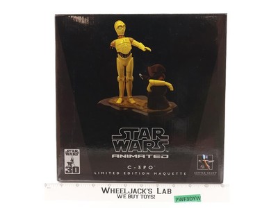 C-3PO Limited Edition Maquette Star Wars Animated 2007 Gentle Giant