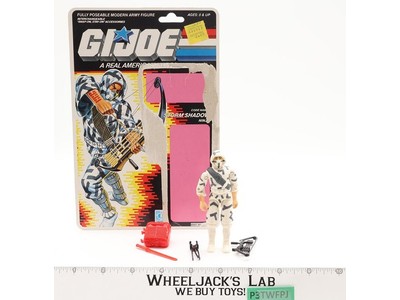 Storm Shadow V2 100% Complete W/ 34 Cardback 1988 GI Joe ARAH Vintage