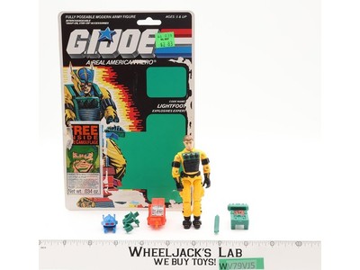 Lightfoot V1 100% Complete 34 Cardback 1988 G.I. Joe Hasbro Vintage Figure