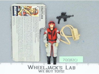 Crazylegs V1 G.I. Joe 1987 Hasbro Vintage Action Figure