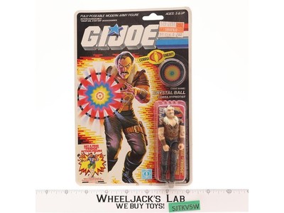 Crystal Ball 34 Back GI Joe 1987 Hasbro Vintage Action Figure NEW MOSC SEALED