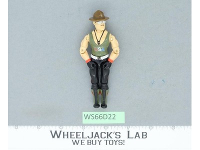 Sgt. Slaughter V1 G.I. Joe 1985 Hasbro Vintage Action Figure