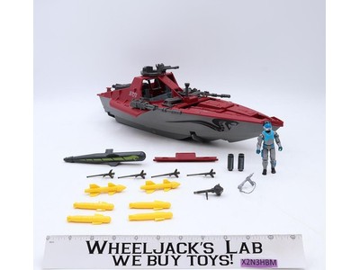 Moray Hydrofoil 100% Complete W/ LENS UNBROKEN GI Joe 1985 Hasbro Vehicle