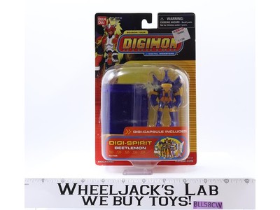 Digi-Spirit Beetlemon W/ Digi-Capsule Digimon Season 4 2003 Bandai NEW SEALED