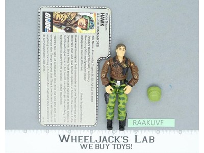 Hawk V2 G.I. Joe 1986 Hasbro Vintage Action Figure