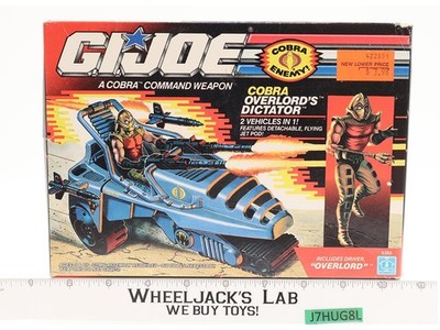 Cobra Overlord's Dictator GI Joe 1989 Hasbro Action Figure Vehicle NEW SEALED