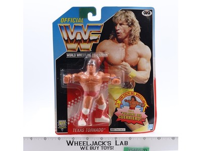Texas Tornado ITALIAN WWF Wrestling 1992 Hasbro Action Figure NEW MOSC SEALED