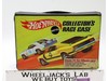 24 Car Collector's Race Case Storage w/ 2 Trays Black Hot Wheels 1969 Mattel