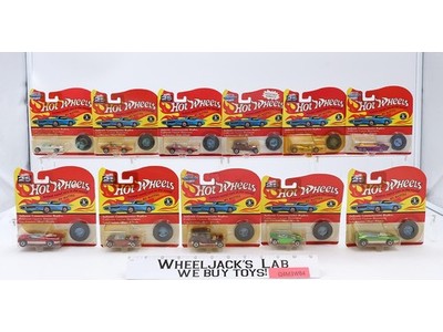 Lot of 11 Hot Wheels Redline 25th Anniv Collection Replicas 1993 MISP w/Buttons