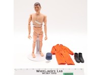 Action Pilot Painted Brown Hair W/ Jumpsuit 12" GI Joe 1964 Hasbro Action Figure