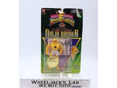 Mighty Morphin YELLOW Ninja Ranger Power Rangers 1995 Bandai Figure NEW SEALED