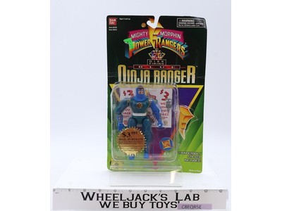 Blue Ninja Ranger Mighty Morphin Power Rangers 1995 Bandai Figure NEW SEALED