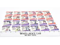FULL Motto Sticker SET with SKYWARP Transformers Action Trading Card 1985 G1