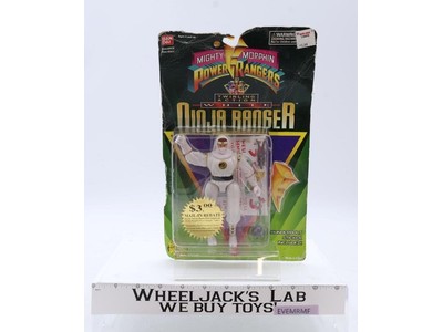 Mighty Morphin WHITE Ninja Ranger Power Rangers 1995 Bandai Figure NEW SEALED