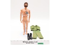 Talking Commander Flocked Brown Hair Beard 12" 1970 GI Joe Hasbro Action Figure