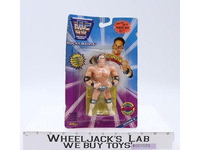 Rocky Maivia Bend-Ems WWF 1997 Just Toys 4.5" Series V 5 NEW MOSC SEALED