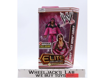 Bret Hit Man Hart WWE Elite Flashback Ringside Exclusive 2011 Mattel NEW SEALED
