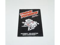 Over-run Action Figure Robot Instruction Manual 1989 Hasbro G1 Transformers