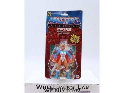 Sorceress Masters of the Universe Retro Play 2021 Mattel Figure NEW SEALED