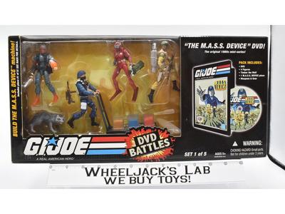 GI Joe DVD Battles Set 1 of 5 "The M.A.S.S. Device" MISB 2008 Hasbro