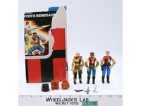 Sgt. Slaughter's Renegades 3 Pack W/File Cards COMPLETE G.I. Joe 1997 Hasbro