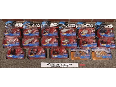 Lot of 17 Star Wars Hot Wheels 2014 Mattel NEW SEALED