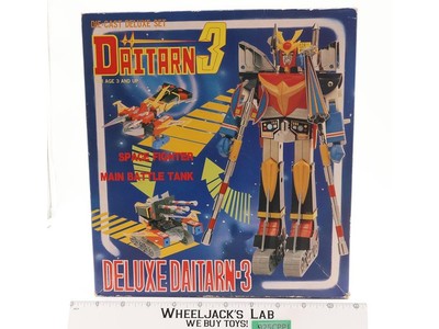 Daitarn 3 Die-Cast Deluxe Space Fighter Battle Tank 1980s Robot Action Figure