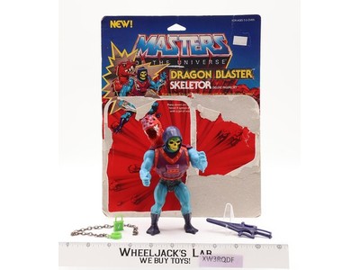 Dragon Blaster Skeletor Complete W/ Card Masters of the Universe MOTU Mattel