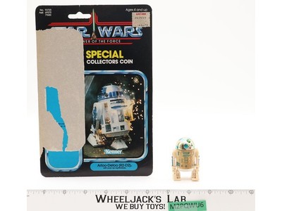 R2-D2 Pop Up Lightsaber Complete 92 Back Star Wars POTF 1985 Kenner NO REPRO