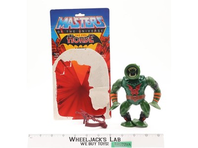 Leech 100% Complete W/ Card Masters of the Universe MOTU 1985 Mattel Figure