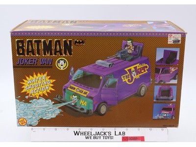 Joker Van DC Comics Batman 1990 Toy Biz Action Figure Vehicle NEW MIB