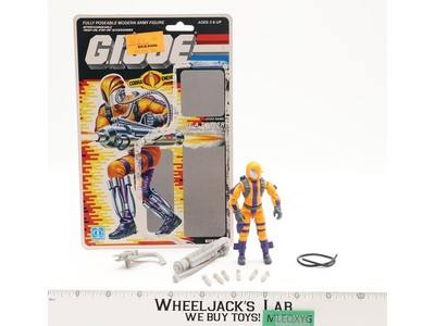 H.E.A.T. Viper V1 COMPLETE W/34 Cardback 1989 G.I. Joe Hasbro Vintage Figure