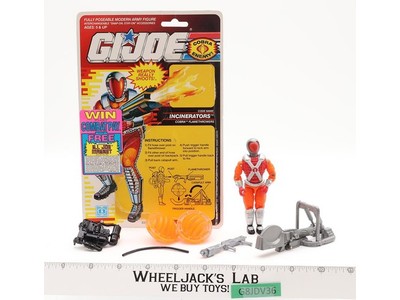 Incinerators V1 100% Complete W/ Cardback 1991 G.I. Joe Hasbro Vintage Figure