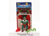 King Hiss 100% Complete W/ Card Masters of the Universe MOTU 1986 Mattel Figure