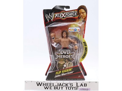 Flip Kickin' John Morrison WWE Flex Florce DVD Heroes 2010 Mattel NEW SEALED