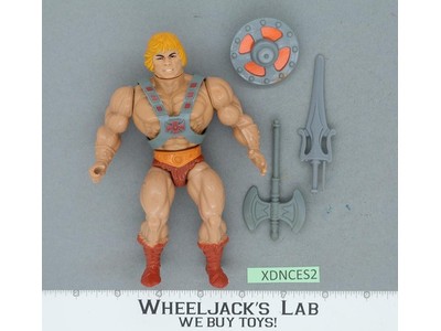 He-Man 100% Complete Masters of the Universe MOTU 1982 Mattel Vintage Figure