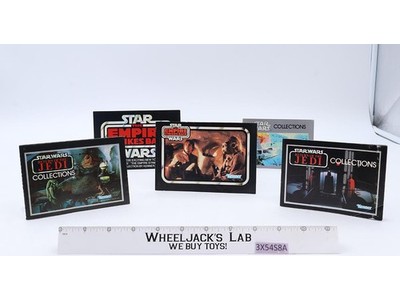 Lot of 5 Star Wars Catalogs Inserts ORIGINAL Vintage Kenner