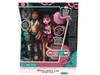 Draculaura & Clawd Wolf Monster High Forbitten Love 2010 Mattel Doll NEW