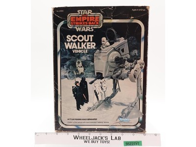 Scout Walker AT-ST 100% Complete W/ Box Star Wars ROTJ 1980 Kenner Vehicle